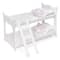 Badger Basket White Rose Doll Bunk Bed with Ladder & Bedding